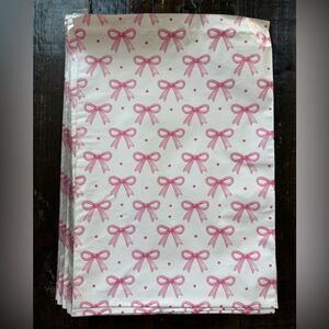 (25ct) Polymailer 10x13 pink bow